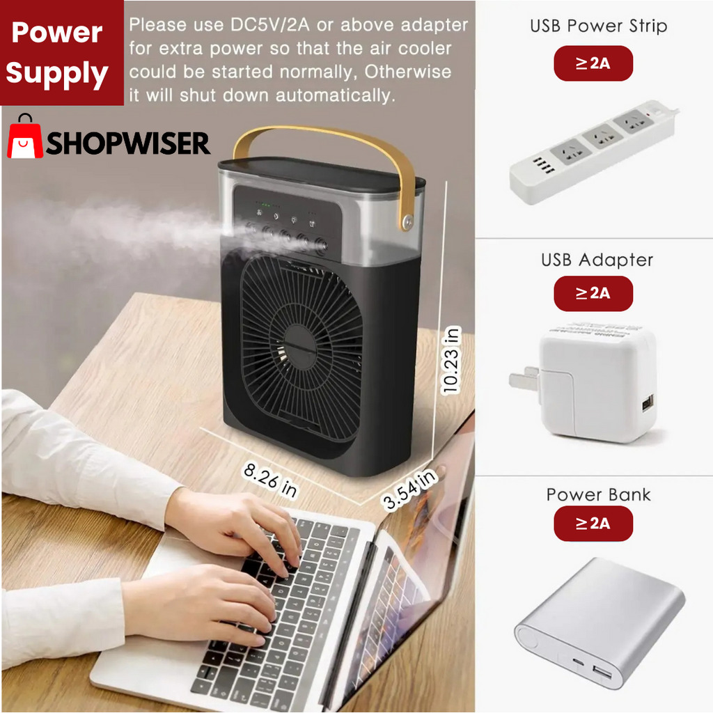 3-IN-1 MINI PORTABLE AIR CONDITIONER FREE HOME DELIVERY ALL OVER PAKISTAN