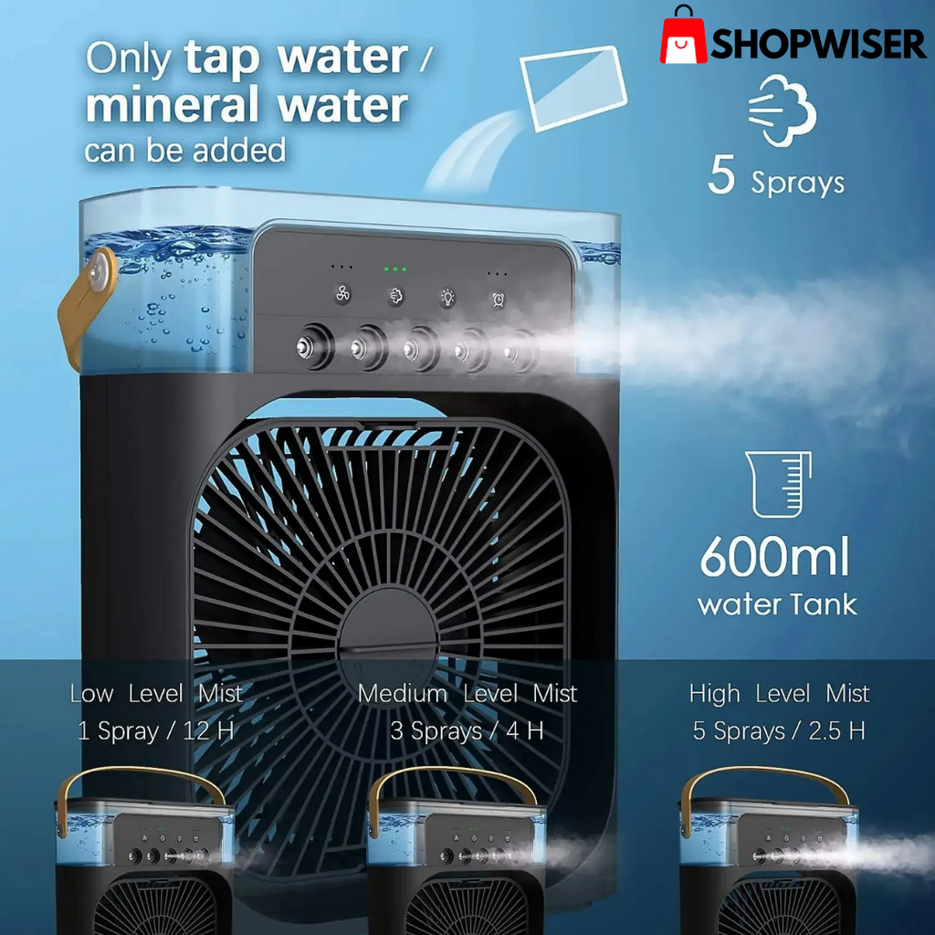 3-IN-1 MINI PORTABLE AIR CONDITIONER FREE HOME DELIVERY ALL OVER PAKISTAN