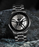 Rotating Wheel Rim Watch For Men's