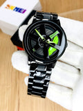Rotating Wheel Rim Watch For Men's