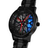 Rotating Wheel Rim Watch For Men's