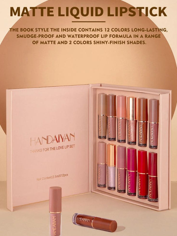 Handiyan 12 Pcs Lipstick Gift Set